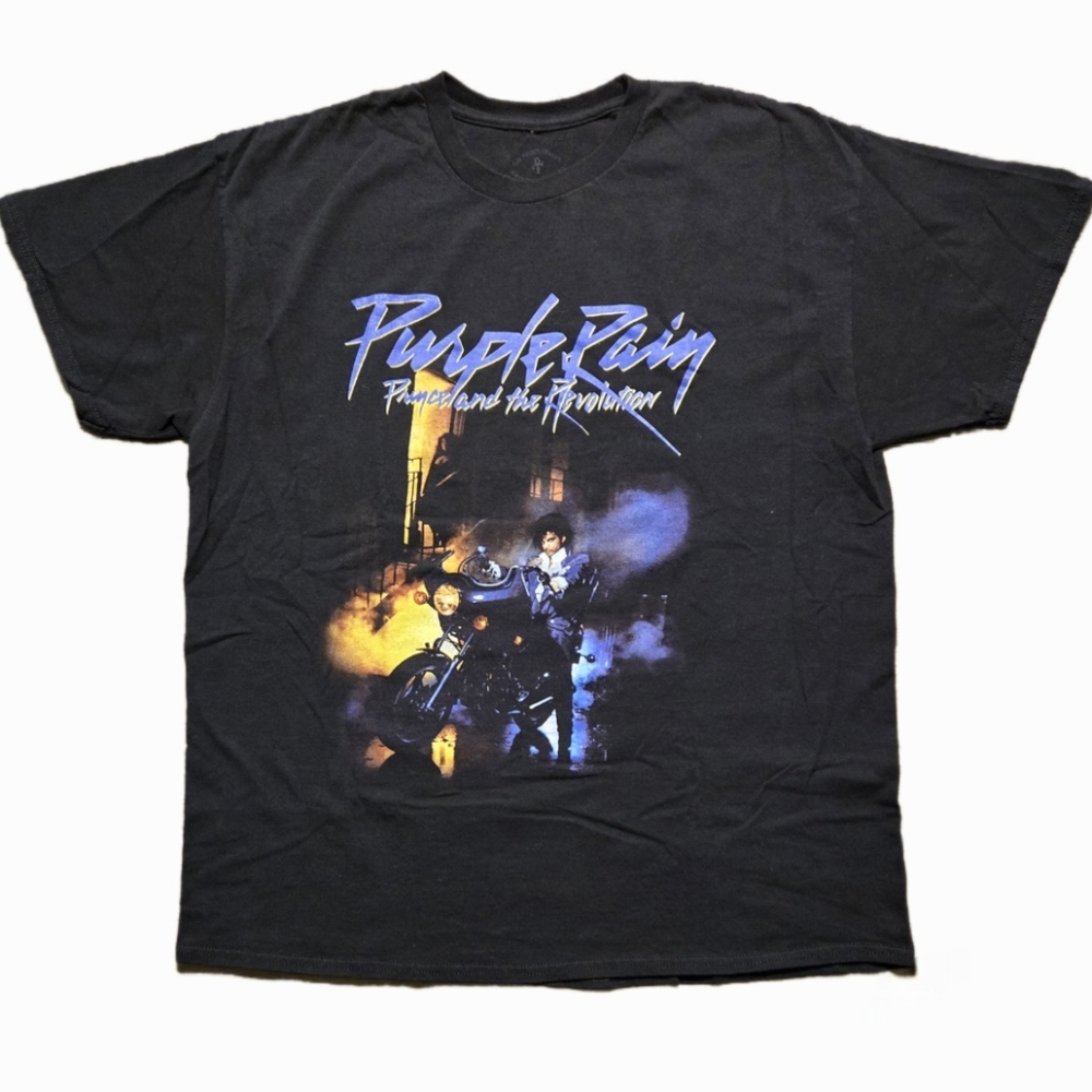 Prince & The Revolution Purple Rain Band Tee Size XL
